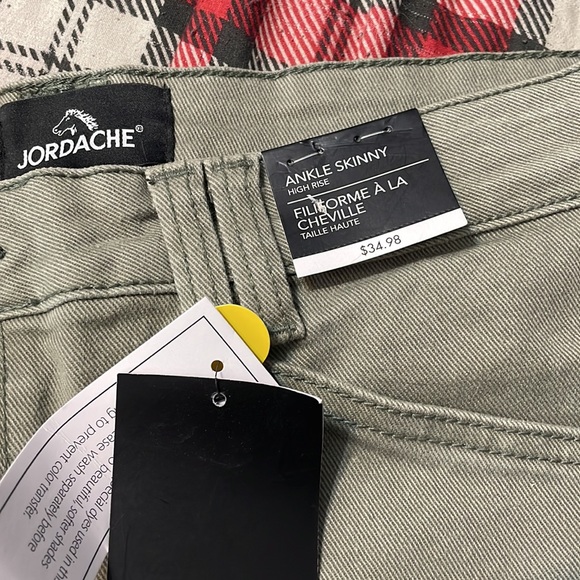 Green ankle skinny jeans - Picture 4 of 4